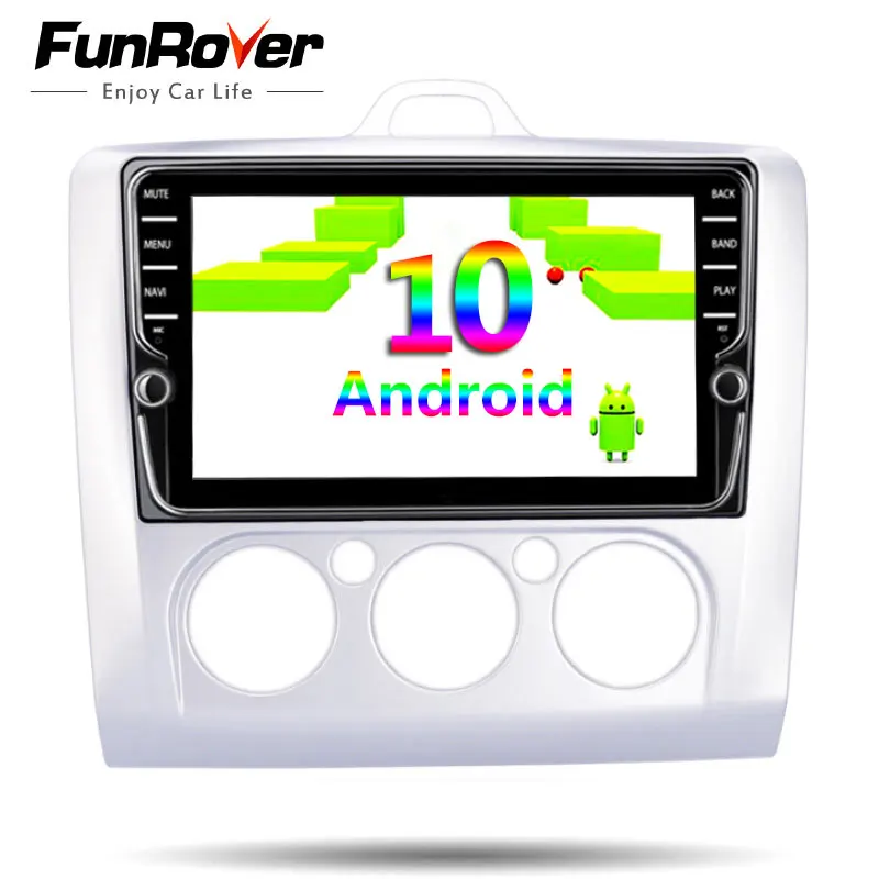 Funrover andriod 10 0 8 ядерный автомобильный Радио мультимедийный видео плеер навигация