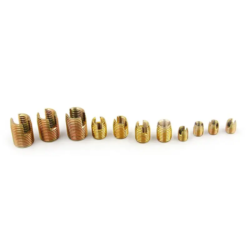 

Galvanized Self Tapping insert Screw Bushing 302 Slotted Type Wire Thread Insert