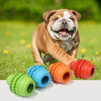 

Dog Toys Extra-tough Rubber Ball Toy Funny Interactive Elasticity Ball Dog Chew Toys For Dog Tooth Clean Of Food