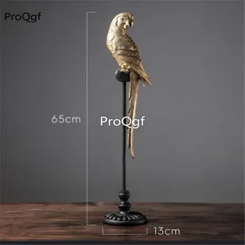 

Ngryise 1Pcs A Set golden white parrot ornaments