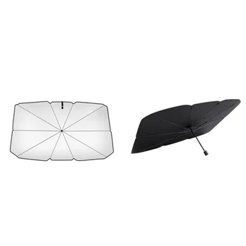 

Folding Car Sunshade Heat Insulation UPF50+ 65*125CM Scalable Windshield