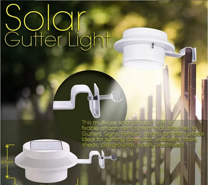 Солнечная энергия Подвесная лампа 3LED подвесная солнечная батарея карнизы уличный фонарь на солнечной батарее