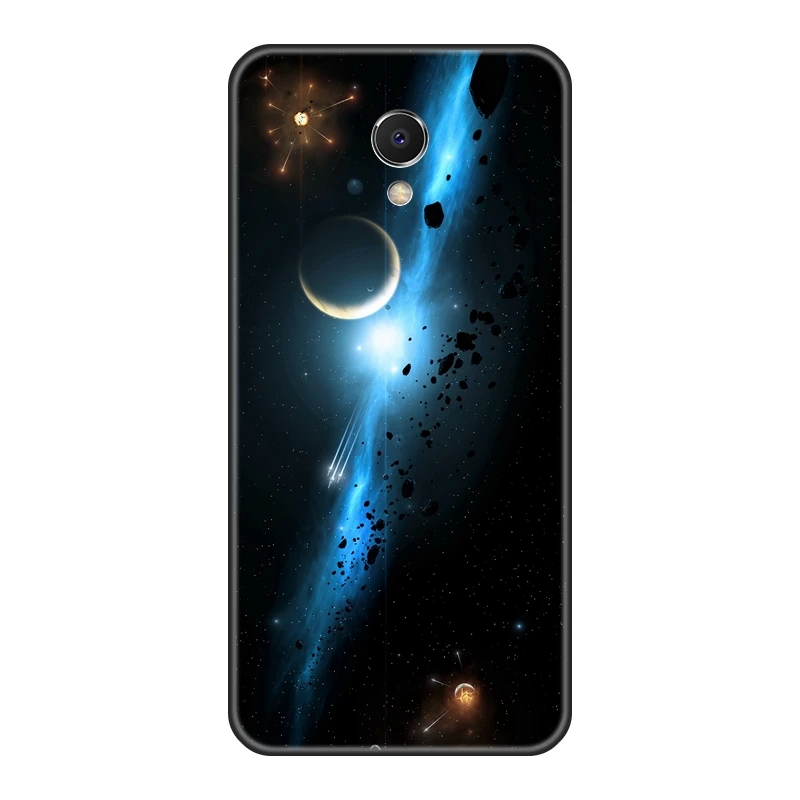 Soft TPU Case For Meizu M2 M3 M3S M5 M5C M5S M6 M6S M6T Black Star Space Silicone Phone Cases For Meizu M6 M5 M3 M2 Note Cover - Цвет: No.3