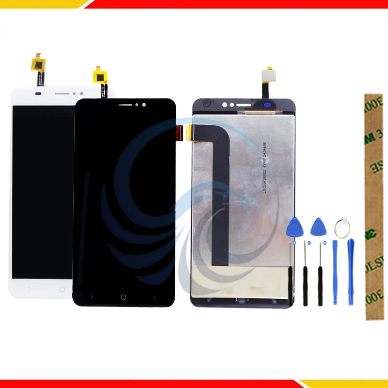 

LCD Display For BQ 5525 Mobile BQ-5525 Practic BQ5525 LCD Display Screen with Touch Screen Complete Assembly