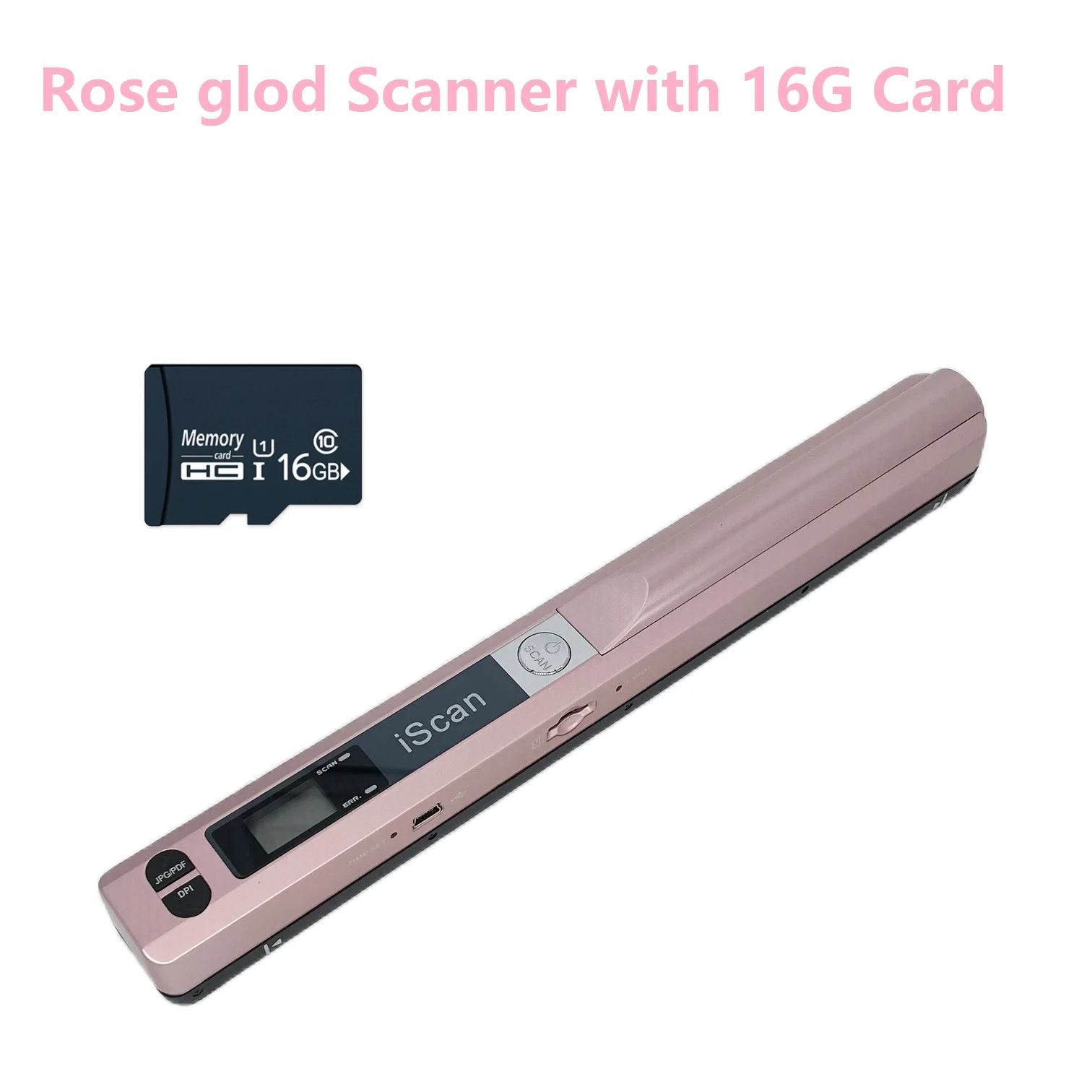 iScan Portable Scanner USB2.0 Document And Image Scanner For JPG/PDF Format 900DPI Liquid Crystal Display A4 Size pdf scanner Scanners