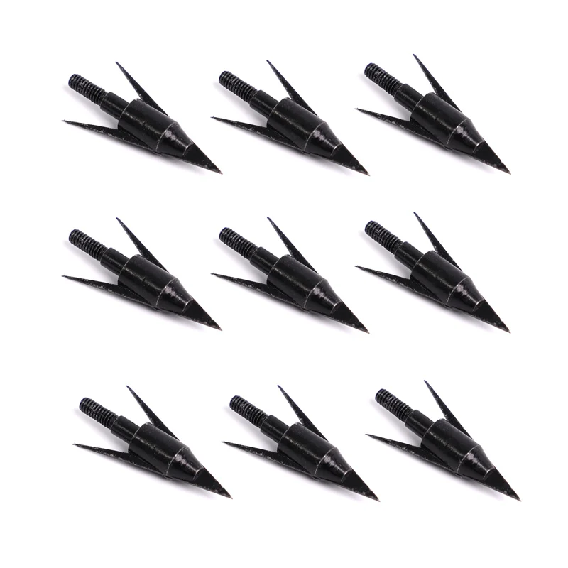 Black Archery Arrow Tips Boardhead Fish Bow Hunting Archery Arrowhead  Points Hunting Beast Arrow Head Fishing Accessory