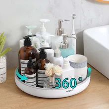 

Kitchen Organizer 360° Rotating Storage Rack Multifunctional Seasoning Organizer Shelf Oilproof Non-slip Kitchen Supplies Holder