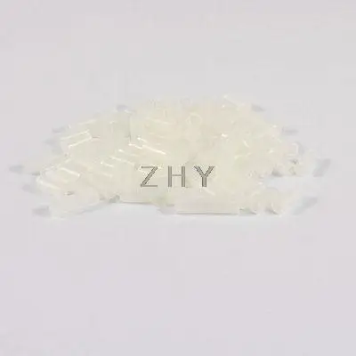 Белый цилиндр нейлон промежуточная Опора LED 2,7 мм x 4 мм x 8 мм 100 шт