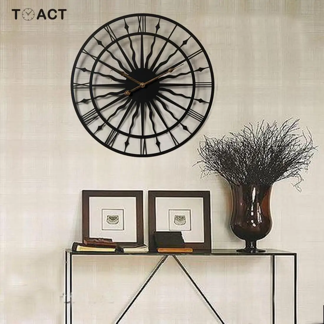US $46.50 Wall Clock Modern Design Brief 3d European Style Silent Watch For Home Office Decorative Hanging Clocks Wall Home Decor