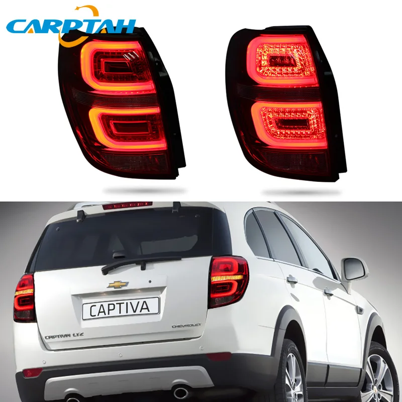 US $325.00 Car Styling Tail Lights Taillight For Chevrolet Captiva 2008 2016 Rear Lamp DRL Turn Signal Brake Reverse LED Lights