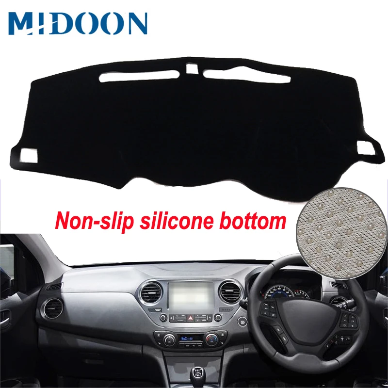 Крышка приборной панели автомобиля для Hyundai i10 2nd Gen 2014 - 2016 2017 2018 IA BA Series LHD Dashmat Pad
