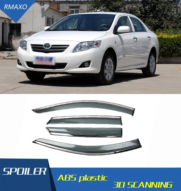 Для Toyota Corolla 2007 2013 оконный козырек вентиляционные оттенки Защита от солнца дождя
