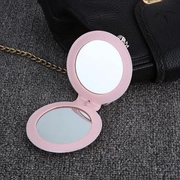 

New Personality Leopard Head Mirror Key Ring Key Ring For Car Key Ring Key Ring Ladies Handbag Accessories Jewelry Gift