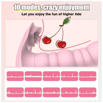 3 IN 1 Licking Sucking Vibrator Erotic 10 Mode Vibrating Anal Vagina Clitoris Stimulator Wearable Oral Tongue Sex Toys for Women 3