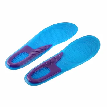 

1 pair Shock-absorbent Women Sports Massaging Breathable Silicone Gel Foot Insoles Arch Support Orthopedic Plantar Fasciitis S/L