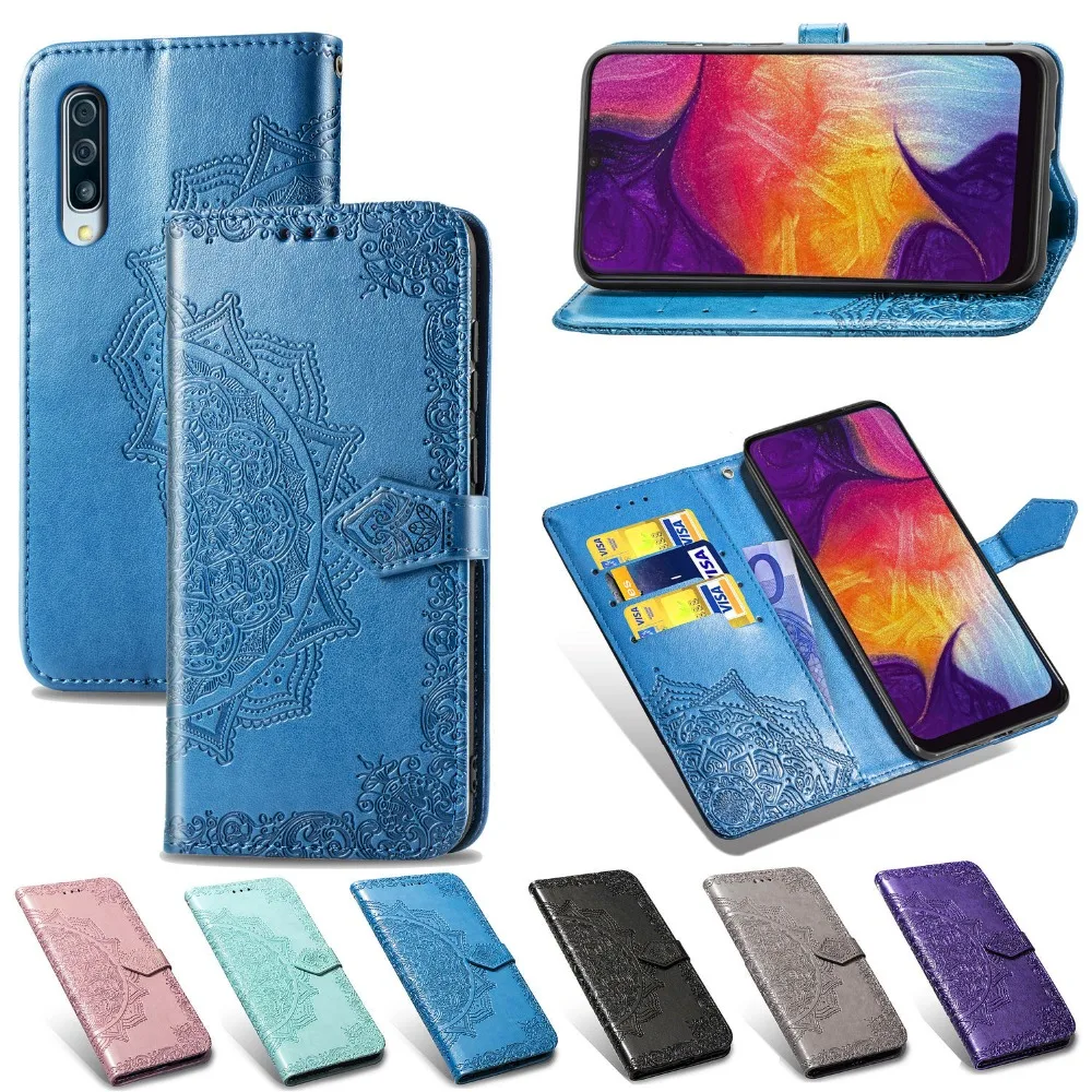 Для samsung Galaxy A50 A30 A20 A10 A40 A70 A20E A10S A20S A30S A50S кожаный чехол-книжка чехол для samsung 10 20 30 40 50 70 крышка