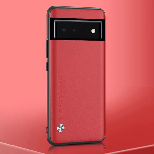 For Google Pixel 6 Pro Shockproof Anti-fingerprint Slim Soft Shell Cover For Pixel6 Pixel6Pro Plain Leather Protector Case Couqe waterproof case for phone Cases & Covers