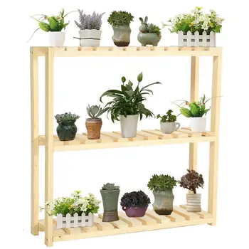 

Huerto Urbano Madera Escalera Estanteria Jardin Repisa Para Plantas Shelf Plant Rack Dekoration Outdoor Flower Stand