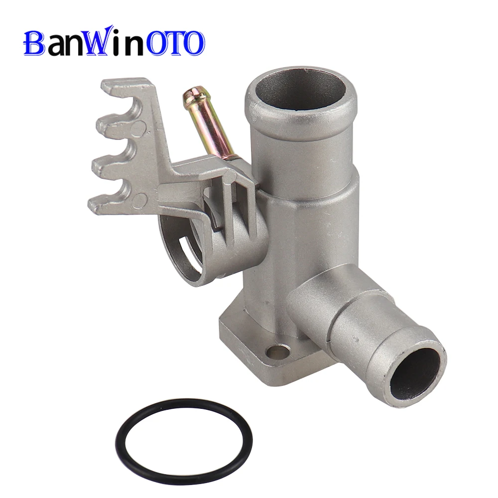 Tanie Aluminium magnezu płyn chłodzący silnik rura wąż kołnierz dla VW Caddy Golf Passat vento eu dla seat cordoba 037121133E 037 121 133E