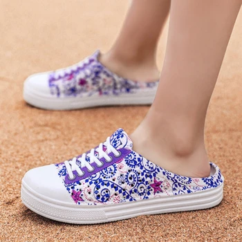 

Home Slippers High Quality Comfortable Breathable EVA Woman Sandals 2020 New Exquisite Pattern Printing Female Sandals Summer