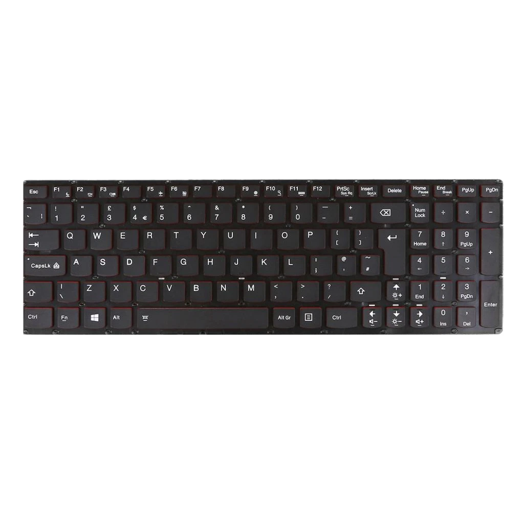

UK Backlit US Layout PC Laptop Keyobard Replacement for Lenovo Y50-70 Y50-70 Touch Laptop Keyboard Brand New