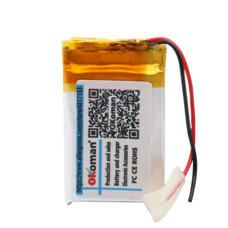 Аккумуляторная батарея 300mAh 502030 3 7 V высокой емкости Универсальный Аккумулятор