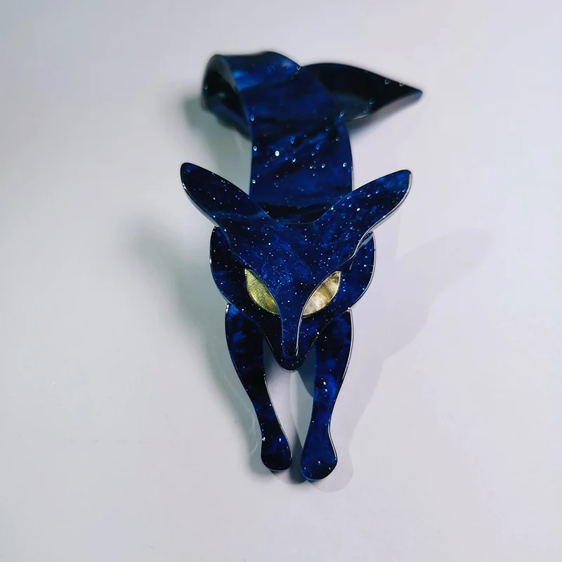 Fant& Jack, ограниченное издание, брошь с изображением лисы, для мужчин ...