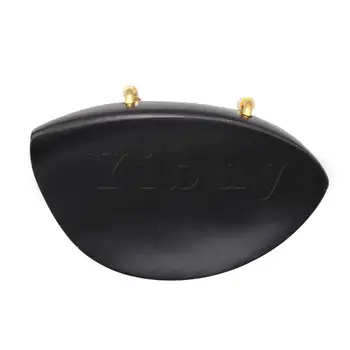 

Yibuy Black Ebony 4/4 Violin Chinrest with Adjustable Oblique Mounting Bracket