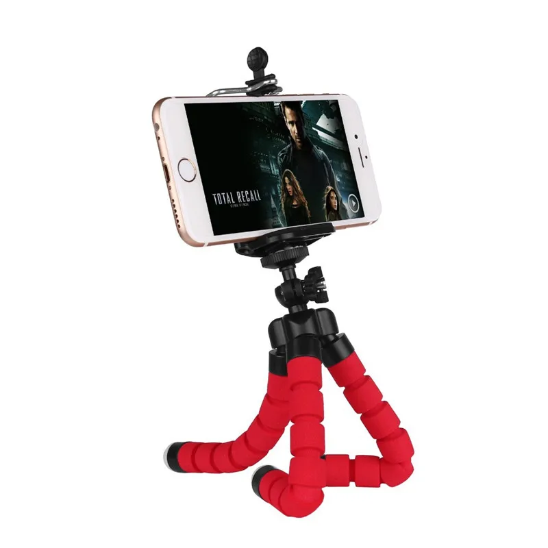 

Tripod for Phone Flexible Sponge Octopus Mini Tripod With Wireless Remote Shutter For iPhone Camera Phone Holder clip stand
