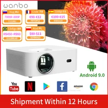 Wanbo X1 Projektor Android 9 Globale Version 4K Mini Projektor FÜHRTE LCD Tragbare Projektor 1280*720P Theater für Home Office