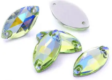 light green AB Стразы для руля свободные пришивные стразы сумка для одежды обувь Швейные аксессуары DIY ремесла ZZ054 - Цвет: light green AB