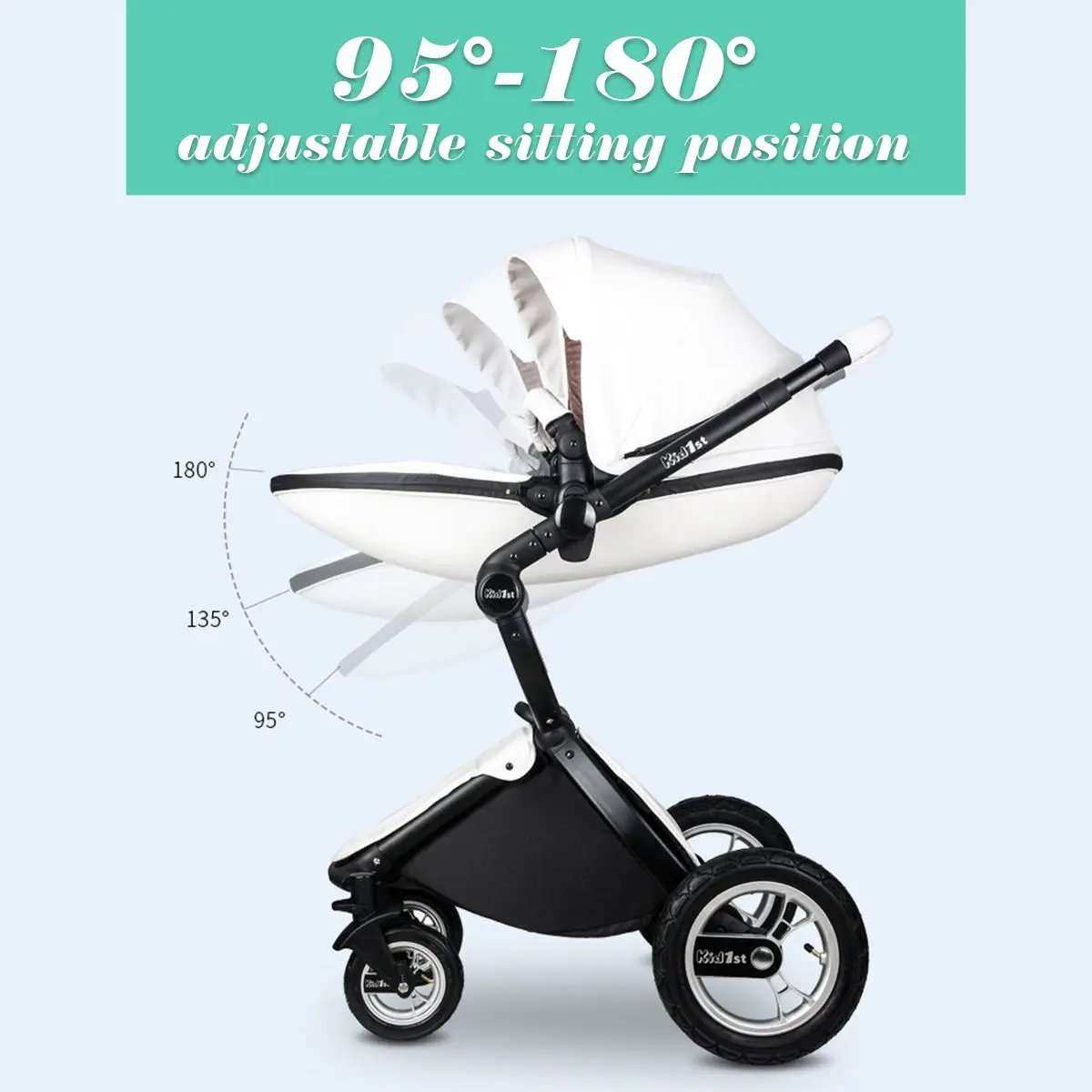  Bioby 2 in 1 Trolley Multifunctional Baby Foldable Stroller Pram Kids Child Travel Pushchair Foldin