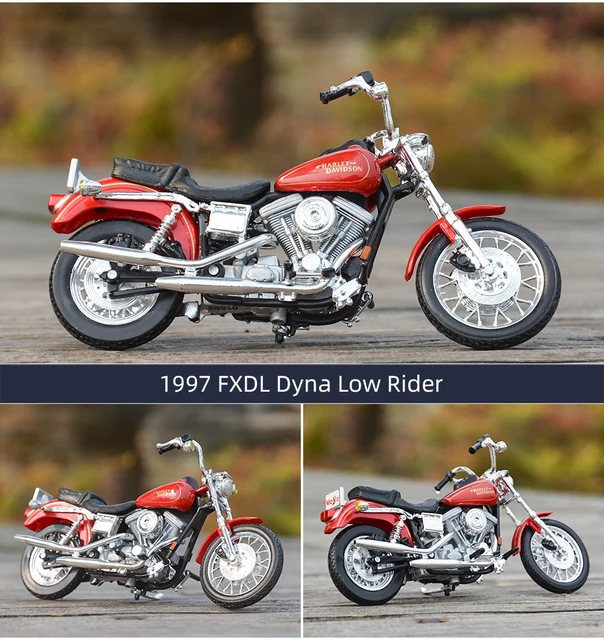 に適合する Fxs ローライダー 1977 バイク模型おもちゃセット ベース