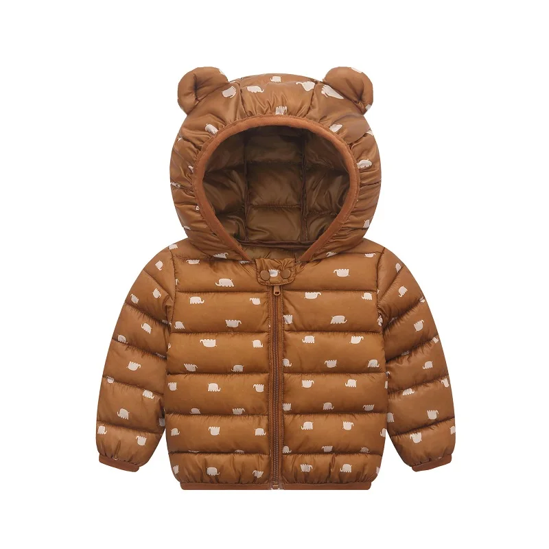 Waiwaibear New Baby Winter Coats Down Cotton  Coat  Jacket kids Baby Clothes Hooded infant  Down Jacket For Boys And Girls (4)