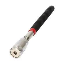 31" LED Lamp Magnet Telescopic Retractable Stem Catch Tools Black