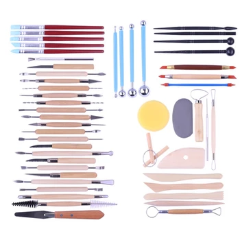 

51Pcs Sculpting Craft Canvas Draw Tools For Nail Art Mandala Painting Rocks Embossing Pattern Ceramic Clay Dotting Tools
