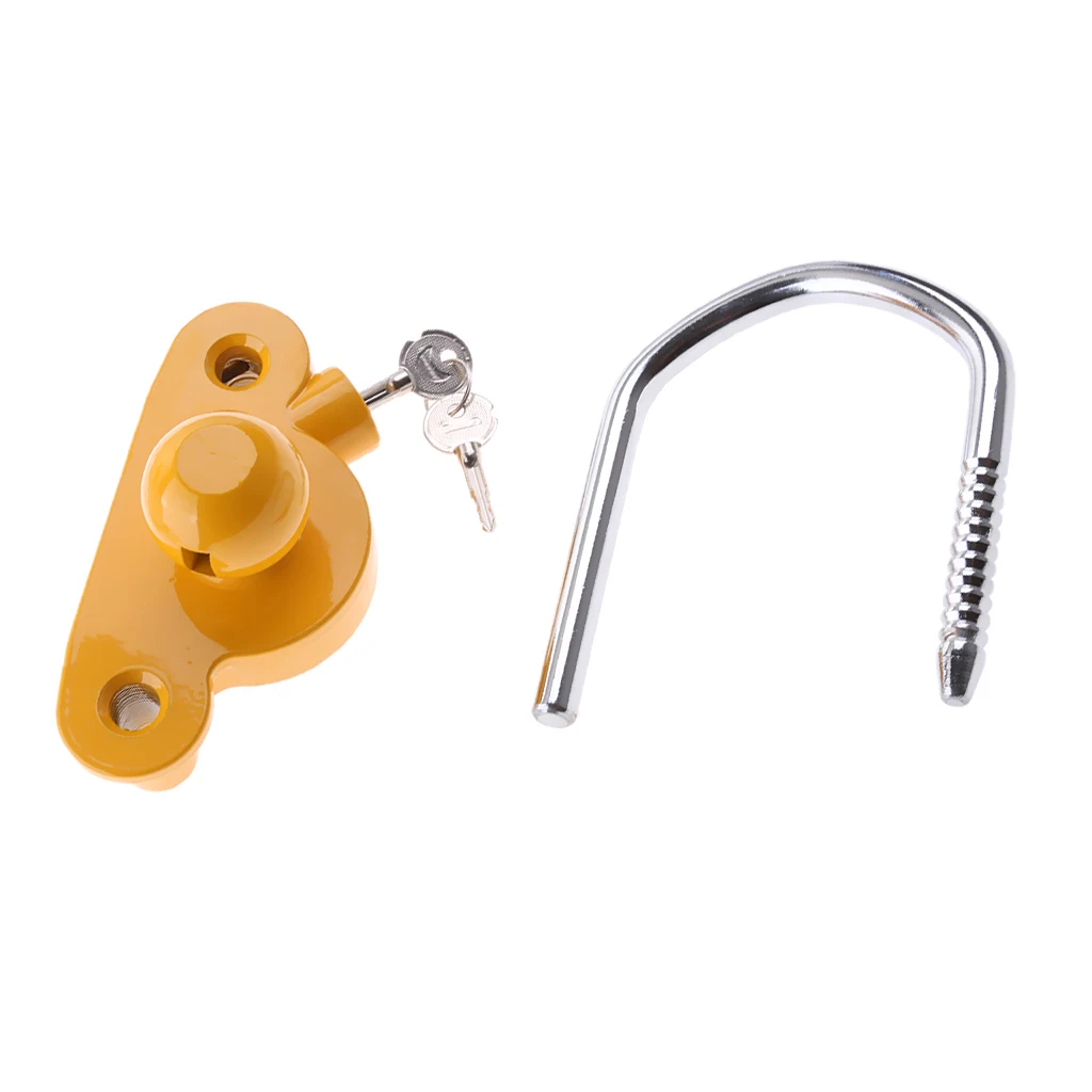 Universal Trailer Hitch Coupler Lock Ball Heavy Duty Steel 1 7/8