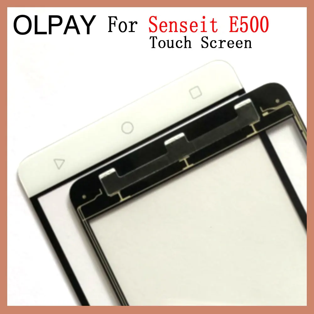 5," дюймовый сенсорный экран для мобильного телефона Senseit E500 сенсорный экран стекло дигитайзер панель объектив сенсор стекло запасные части
