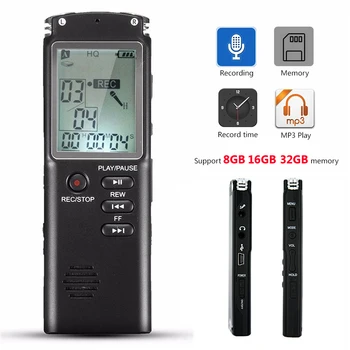 

Professional Voice Recorder Pen HD Noise Reduction Built-in Microphone Mp3 Player Dictaphone Digital Audio Interview Recorder
