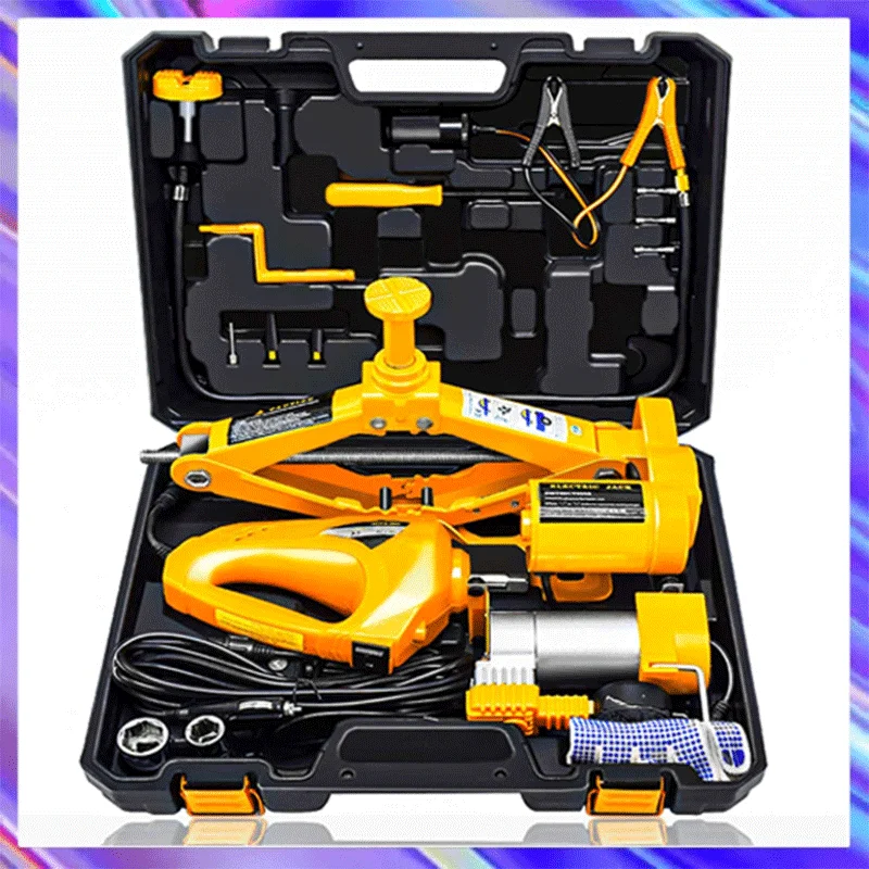 Portable 3 Ton 12v 3 In 1 Electric Car Jack Kit Lift Jack With Impact
