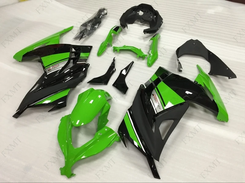 EX 300 Ninja 2015 обтекатель EX300 15 16 Abs для Kawasaki Zx300r 2013 - 2017 Пластиковые обтекатели зеленый