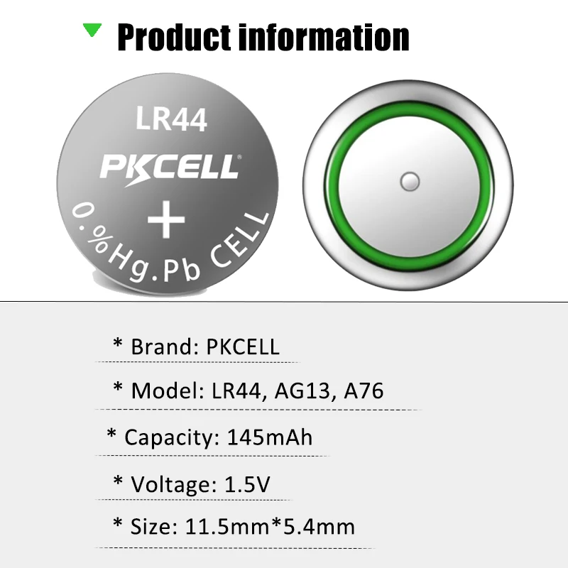 Pile bouton LR 44 alcaline(s) GP Batteries 110 mAh 1.5 V 10 pc(s)