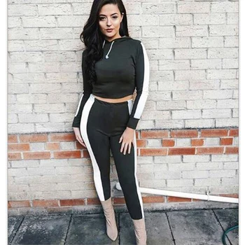 

Women Bodybuilding set Fitness Sports Suits Training Cloth Gym Long Sleeve Shirts High Waist Running Leggings Workout Pants