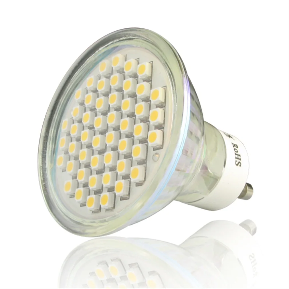 ICOCO высокая яркость распределения тепла Non-Dimmable10 x GU10 3,6 Вт 48 SMD3528 Светодиодный точечный светильник лампы теплый белый/дневной белый