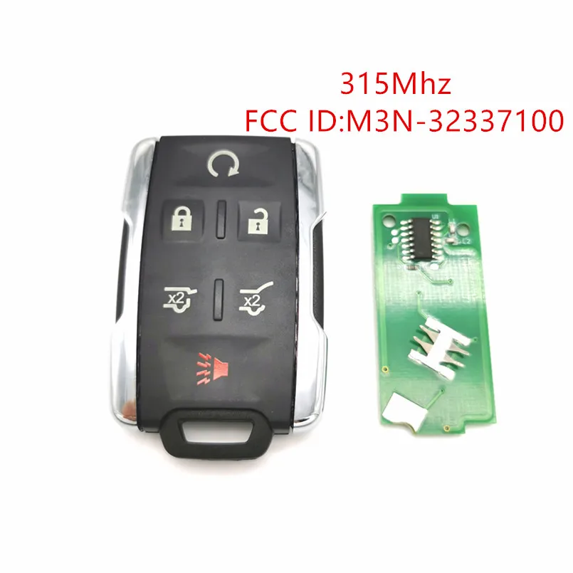 Datong World Авто Смарт-ключи для Chevrolet Silverado Colorado GMC Sierra без ключа 5+ 1 Кнопка 315 МГц FCC ID M3N-32337100