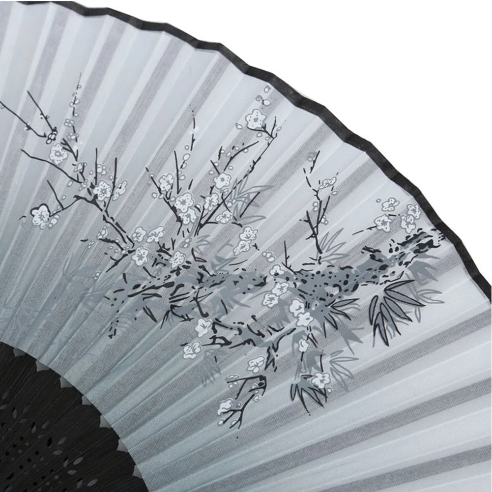 1PC Practical Folding Hand Held Fan Colorful Beautiful Handmade Silk Chinese