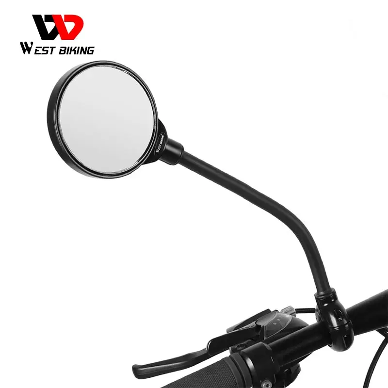 West Biking 1pcs Bike Mirror Handlebar Rearview Mirror Bicycle