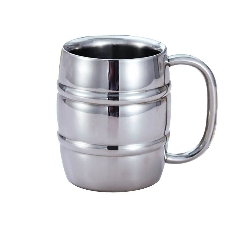 

300/430ml Stainless Steel Coffee Mug Beer Cup Double Wall Thermo Mug Wine Tumbler Travel Mugs for Tea Coffe Cup