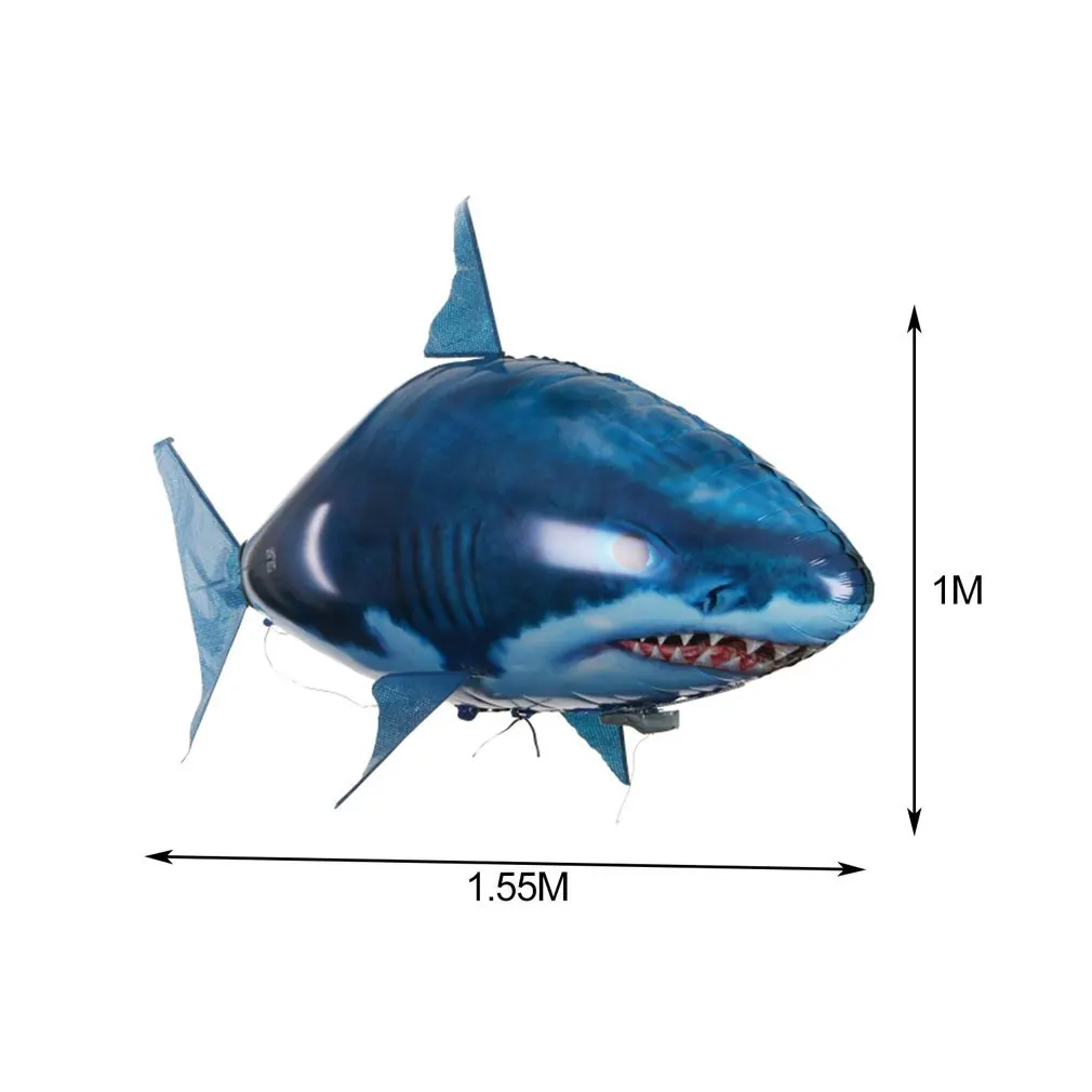 Летающий пульт дистанционного управления Акула Рыба Шар Забавный милый дизайн надувной Свадебный детский день рождения украшение шар подарок голубая акула