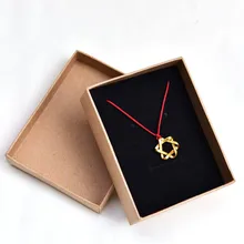 Пользовательский логотип роскошный 2 шт жесткая картонная бумага свадебный подарок коробка упаковка для украшений с напечатанной лентой- DH10848